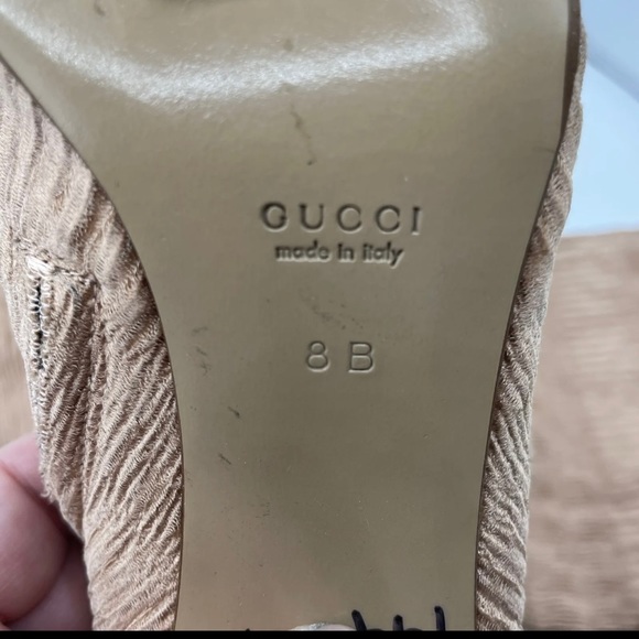 Gucci/ Over-knee satin boots - Picture 7 of 10